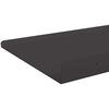 vidaXL Sv&aelig;vende hylde V&aelig;gmonteret 2 pcs Sort 60 x 18 x 2,5 cm St&aring;l