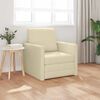 vidaXL 2-i-1 sovesofa 112x174x55 cm stof creme