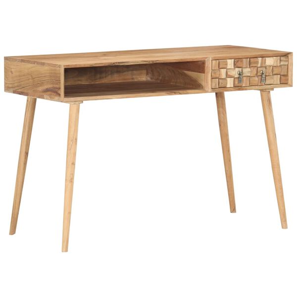 vidaXL skrivebord 115x50x76 cm massivt akacietr&aelig;