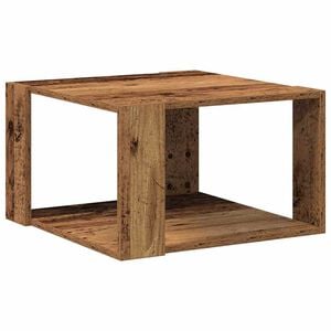 vidaXL Sofabord Gammelt tr&aelig; 51,5 x 51,5 x 30 cm Konstrueret tr&aelig;