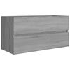 vidaXL underskab 90x38,5x45 cm konstrueret tr&aelig; gr&aring; sonoma-eg