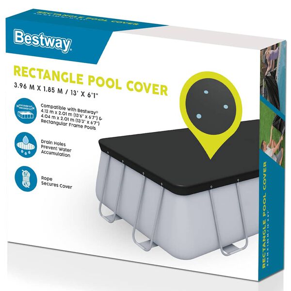 Bestway poolovertr&aelig;k Flowclear 404 x 201 cm