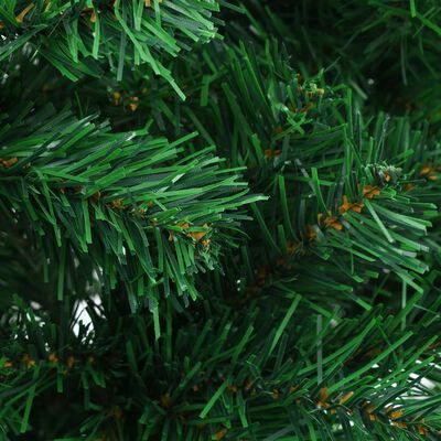 vidaXL kunstigt juletræ med lys og kuglesæt 180 cm 564 grene