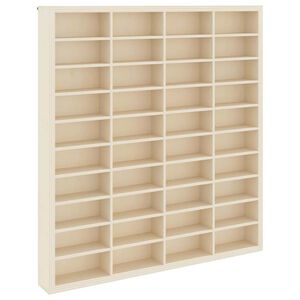 vidaXL V&aelig;gdisplaykasse V&aelig;gmonteret Beige 40 x 4,5 x 43 cm