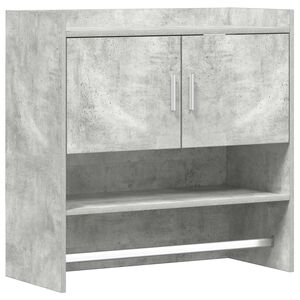 vidaXL V&aelig;ghylde V&aelig;gmonteret Betongr&aring; 80 x 36 x 80 cm Konstrueret tr&aelig;