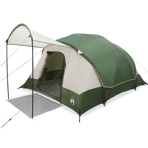 vidaXL 8-personers campingtelt vandt&aelig;t gr&oslash;n