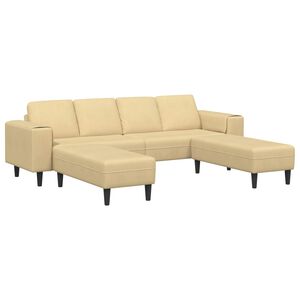 vidaXL Sofa Gr&aring;gr&oslash;n 250 x 188 x 76 cm Velourstof