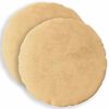 vidaXL Pudebetr&aelig;k 2 pcs HEERLEN Gr&aring;brun &Oslash; 30 cm Flannel