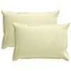 vidaXL Pudebetr&aelig;k 2 stk. HOUTEN Cremefarvet 40 x 60 cm Polyester