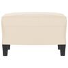 vidaXL fodskammel 60x50x41 cm mikrofiberstof beige