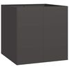 vidaXL plantekasse 80x80x80 cm st&aring;l sort
