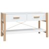 vidaXL tv-bord 82x38x45 cm konstrueret tr&aelig; hvid