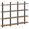 vidaXL V&aelig;ghylde Gammelt tr&aelig; 102 x 13.5 x 80 cm Konstrueret tr&aelig;