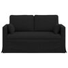 vidaXL Sofa 120cm Sort Metal