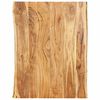 vidaXL bordplade 80x(50-60)x2,5 cm massivt akacietr&aelig;