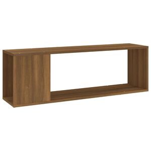vidaXL tv-bord 100x24x32 cm konstrueret tr&aelig; brun egetr&aelig;