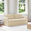 vidaXL Sofa Creme 196 x 82 x 85 cm Stof