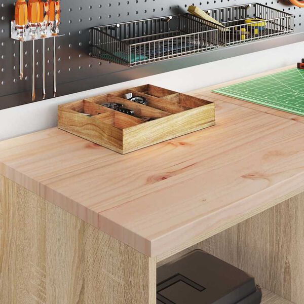 vidaXL Garageopbevaringsskab Sonoma eg 60x51x85cm Massivt tr&aelig; Fyrretr&aelig;