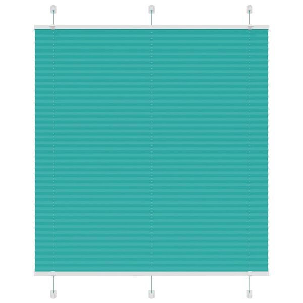 vidaXL Pliss&eacute;gardin Benzin Gr&oslash;n 115x150cm Stofbredde 114,4cm Polyester