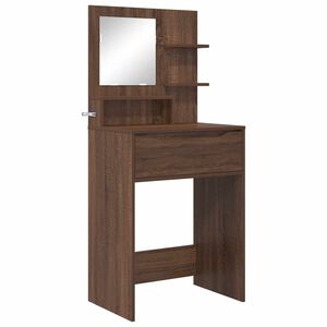 vidaXL Sovev&aelig;relsessminkeborde Brun eg 80 x 39,6 x 135 cm