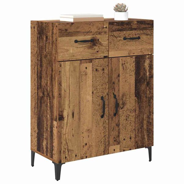 vidaXL Sideboard Gammelt tr&aelig; 69,5 x 34 x 90 cm Konstrueret tr&aelig;
