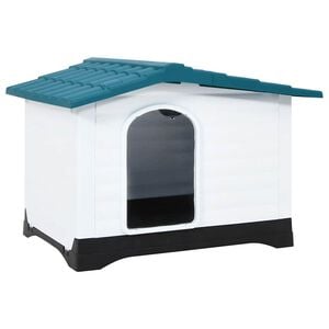 vidaXL hundehus 90,5x68x66 cm polypropylen bl&aring;