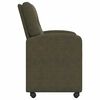 vidaXL Spisebordsstole med hjul 2 pcs Army gr&oslash;n 57 x 67 x 95 cm