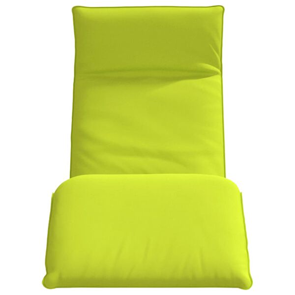 vidaXL foldbar liggestol 175x54x8,5 cm oxfordstof lysegr&oslash;n