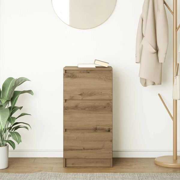 vidaXL sk&aelig;nk 37,5x35x76 cm konstrueret tr&aelig; kunsteg