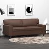vidaXL 2-personers sofa 140 cm kunstl&aelig;der brun