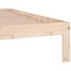 vidaXL sengeramme 90x190 cm massivt tr&aelig;
