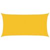 vidaXL Solsejl Gul 2,5 x 6 m HDPE