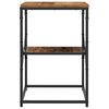 vidaXL Sidebord Gammelt træ 41 x 40 x 60 cm Ingeniørtræ og stål