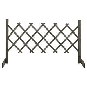 vidaXL espalier til haven 120x60 cm massivt fyrretr&aelig; gr&aring;