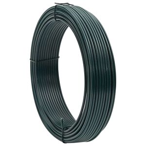 vidaXL Tremmebindingswire Gr&oslash;n 33 m PVC