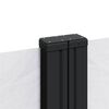 vidaXL sammenrullelig sidemarkise 220x600 cm hvid
