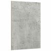 vidaXL Dekor Panels 12 stk. Betongr&aring; 30 x 42 x 0,27 cm Konstrueret tr&aelig;