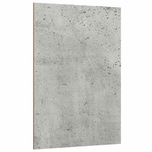 vidaXL Dekor Panels 12 stk. Betongr&aring; 30 x 42 x 0,27 cm Konstrueret tr&aelig;