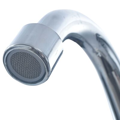 vidaXL kommerciel håndvask med vandhane fritstående rustfrit stål