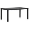 vidaXL havebord 150x90x72 cm PP antracitgr&aring;