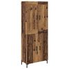 vidaXL Highboard 2 stk. Gammelt tr&aelig; 69,5 x 34 x 180 cm Konstrueret tr&aelig;