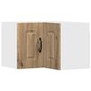 vidaXL Panel til opvaskemaskine Kalmar Artisan Egetr&aelig; 57 x 57 x 40 cm