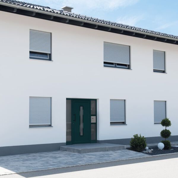 vidaXL hovedd&oslash;r 108x200 cm PVC antracitgr&aring;