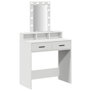 vidaXL Kl&aelig;deskab Hvid 79 x 41 x 140 cm Konstrueret tr&aelig;