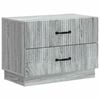 vidaXL Natskab Gr&aring; sonoma-eg 62 x 34,5 x 44,5 cm Konstrueret tr&aelig;