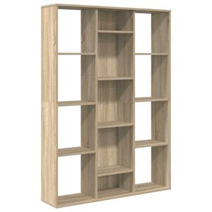 vidaXL rumdeler/bogreol 100x24x140 cm konstrueret tr&aelig; sonoma-eg