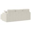 vidaXL Sofa Creme 198 x 134 x 80 cm Fl&oslash;jl