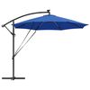 vidaXL Parasol Azurblå 294 x 294 x 248 cm Polyester og Aluminium