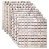 vidaXL Mosaik Fliser Cremefarvet 30 x 30 cm Marmor