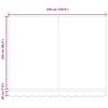 vidaXL Markise Flerfarvet 350 x 250 x 165 cm Polyester og Aluminium